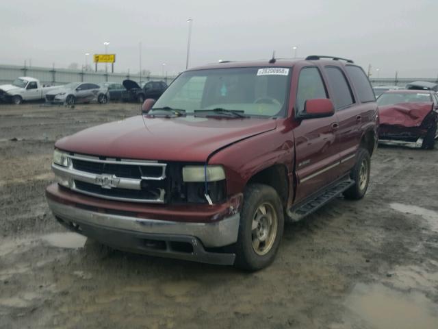 1GNEK13Z63J145047 - 2003 CHEVROLET TAHOE K150 MAROON photo 2