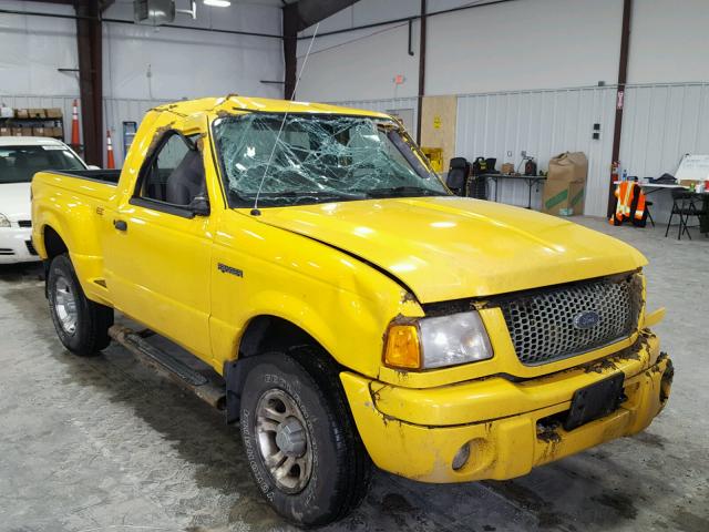 1FTYR10U71TA23745 - 2001 FORD RANGER YELLOW photo 1