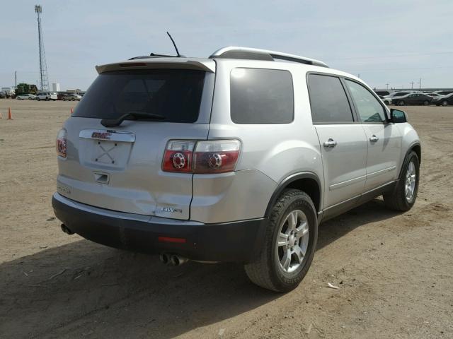 1GKEV13787J154471 - 2007 GMC ACADIA SLE SILVER photo 4