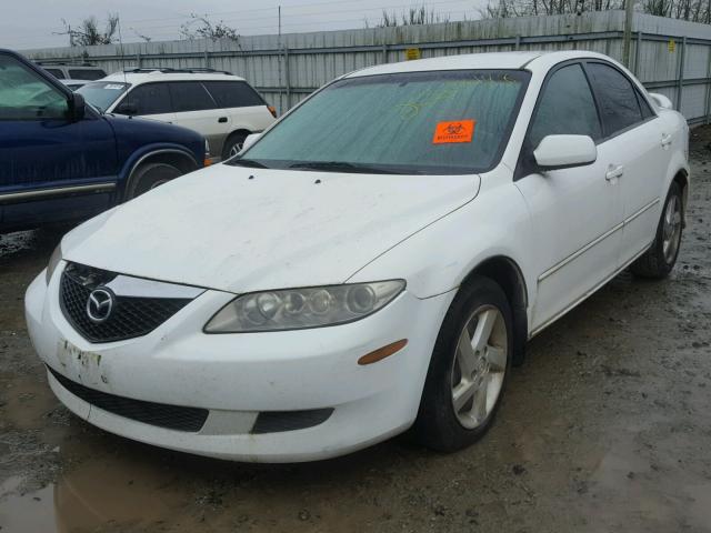 1YVFP80C835M14143 - 2003 MAZDA 6 I WHITE photo 2