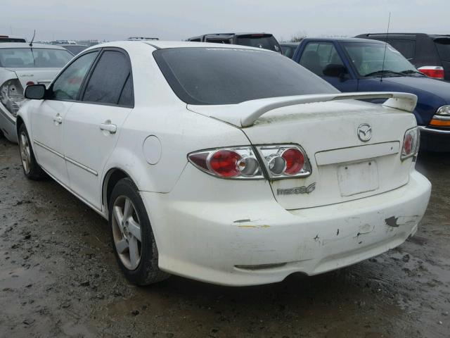 1YVFP80C835M14143 - 2003 MAZDA 6 I WHITE photo 3