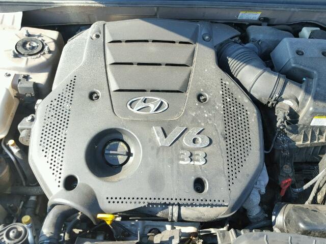 5NPET46F88H370773 - 2008 HYUNDAI SONATA GLS GOLD photo 7