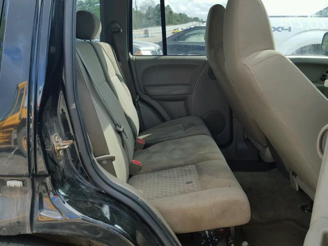 1J4GK48K35W533903 - 2005 JEEP LIBERTY SP BLACK photo 6