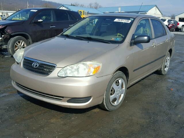 2T1BR32E77C794763 - 2007 TOYOTA COROLLA TAN photo 2