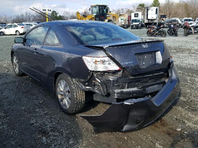 2HGFG1B89BH506134 - 2011 HONDA CIVIC EX ნაცრისფერი ფოტო 3