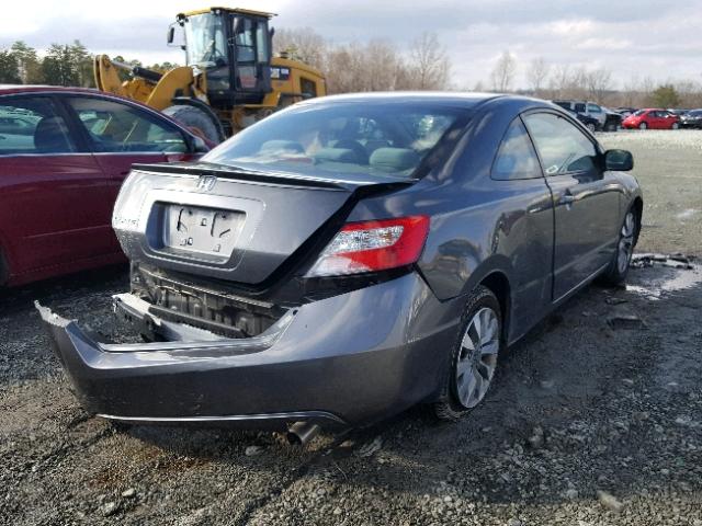 2HGFG1B89BH506134 - 2011 HONDA CIVIC EX ნაცრისფერი ფოტო 4