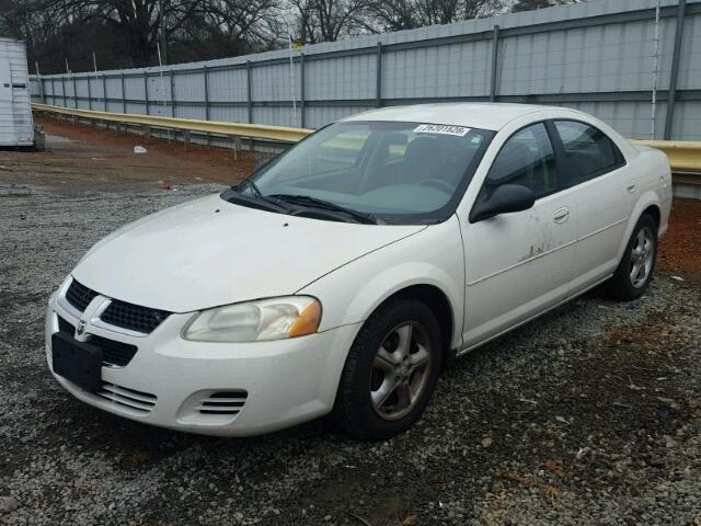 1B3EL46TX5N587003 - 2005 DODGE STRATUS SX WHITE photo 2