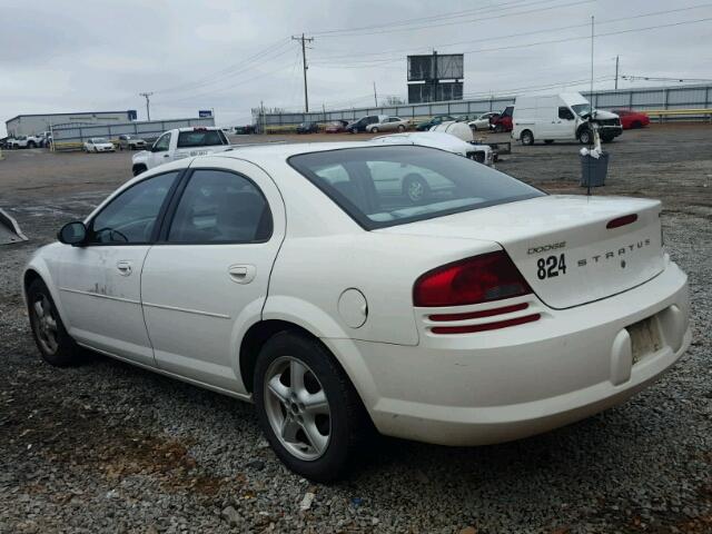 1B3EL46TX5N587003 - 2005 DODGE STRATUS SX WHITE photo 3