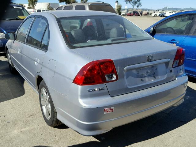 2HGES26794H610515 - 2004 HONDA CIVIC EX WHITE photo 3