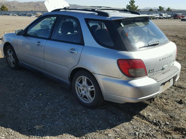 JF1GG29642G833295 - 2002 SUBARU IMPREZA WR SILVER photo 3