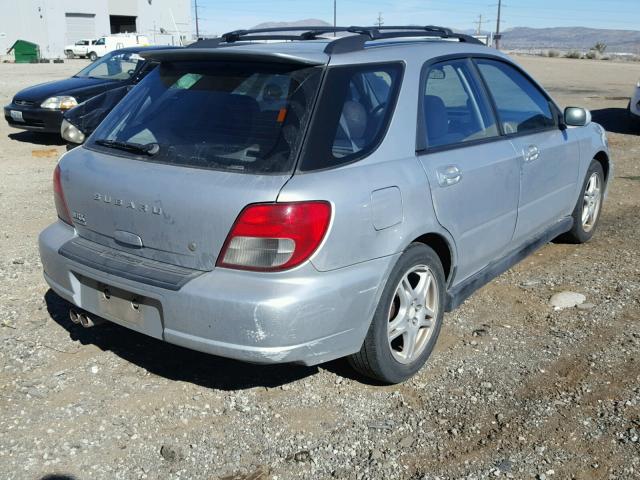 JF1GG29642G833295 - 2002 SUBARU IMPREZA WR SILVER photo 4