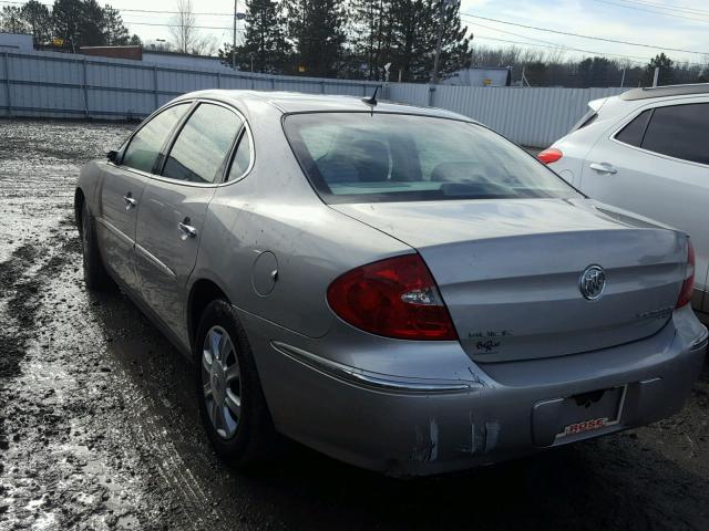 2G4WC582381157148 - 2008 BUICK LACROSSE C GRAY photo 3