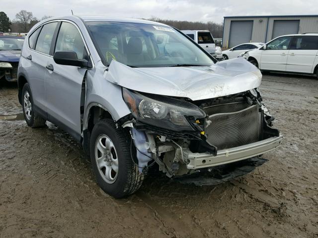 5J6RM3H38DL033967 - 2013 HONDA CR-V LX SILVER photo 1