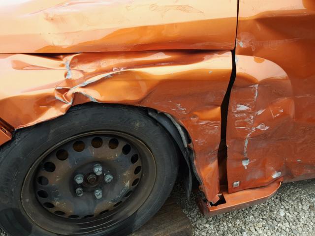 3GNDA13D07S631120 - 2007 CHEVROLET HHR LS ORANGE photo 9