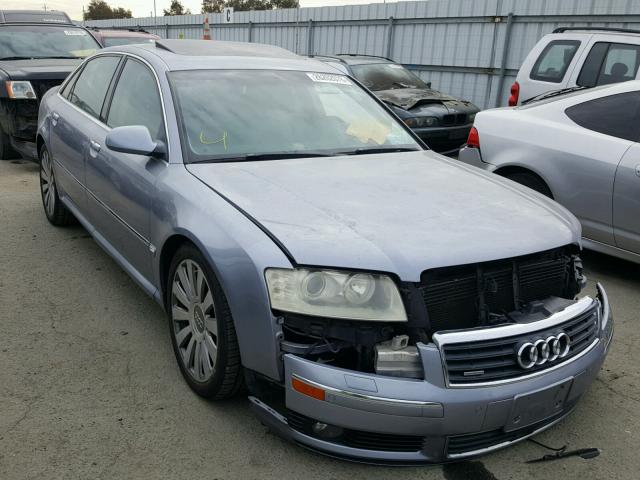 WAUML44E55N009371 - 2005 AUDI A8 L QUATT SILVER photo 1