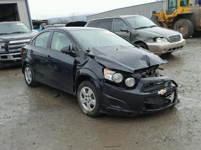 1G1JA5SH8F4170540 - 2015 CHEVROLET SONIC LS BLACK photo 1