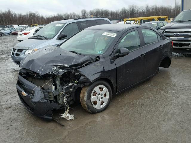 1G1JA5SH8F4170540 - 2015 CHEVROLET SONIC LS 黑色 照片 2