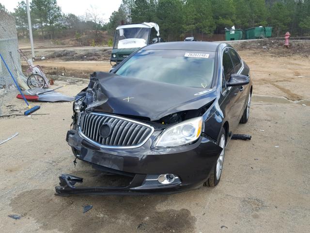 1G4PP5SK7C4210531 - 2012 BUICK VERANO BLACK photo 2