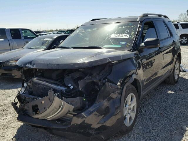 1FM5K7B86DGB99057 - 2013 FORD EXPLORER BLACK photo 2