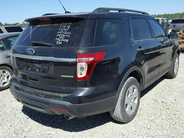 1FM5K7B86DGB99057 - 2013 FORD EXPLORER BLACK photo 4