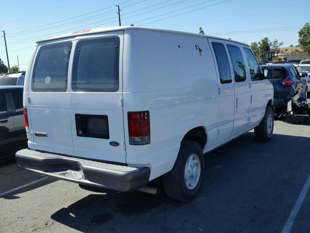 1FTNE24W17DA29754 - 2007 FORD ECONOLINE WHITE photo 4