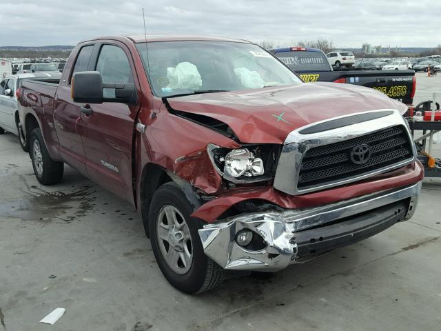 5TFRV54108X051994 - 2008 TOYOTA TUNDRA DOU RED photo 1