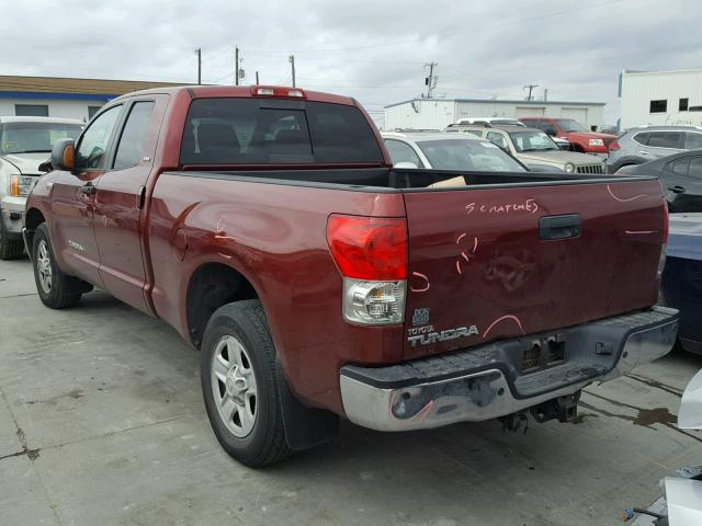 5TFRV54108X051994 - 2008 TOYOTA TUNDRA DOU RED photo 3