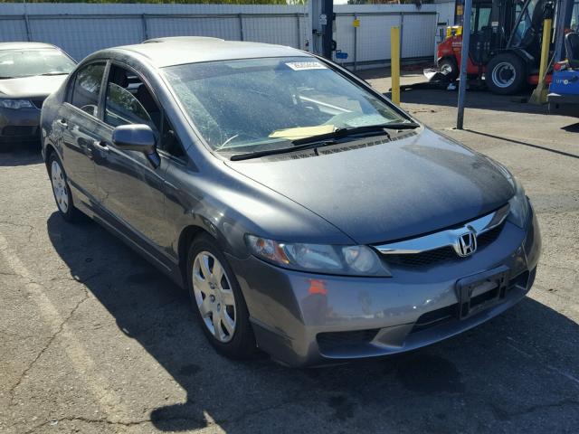 19XFA1F57AE052329 - 2010 HONDA CIVIC LX CHARCOAL photo 1