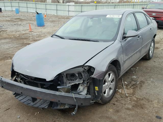 2G1WT58N681311200 - 2008 CHEVROLET IMPALA LT SILVER photo 2