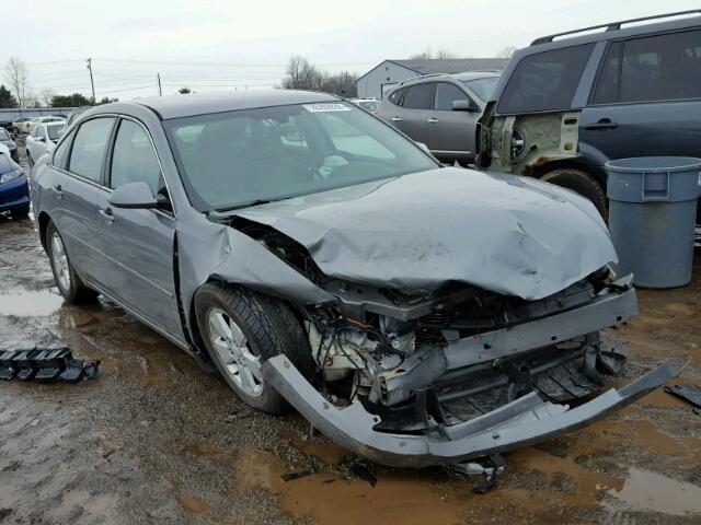 2G1WT58N679310886 - 2007 CHEVROLET IMPALA LT GRAY photo 1