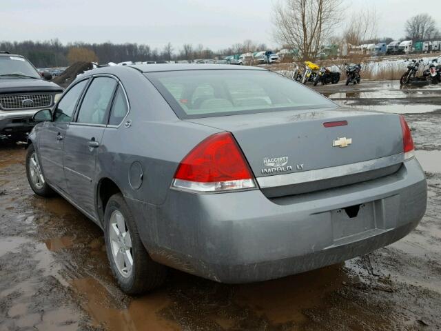 2G1WT58N679310886 - 2007 CHEVROLET IMPALA LT GRAY photo 3