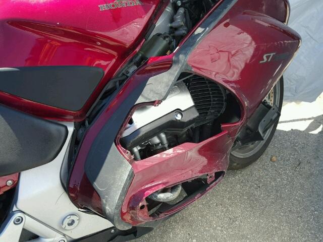 JH2SC51045M301129 - 2005 HONDA ST1300 BURGUNDY photo 9