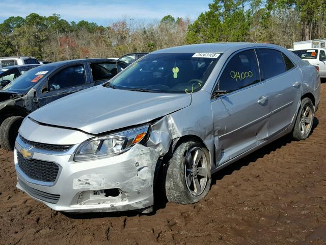 1G11B5SA8GF132120 - 2016 CHEVROLET MALIBU LIM SILVER photo 2