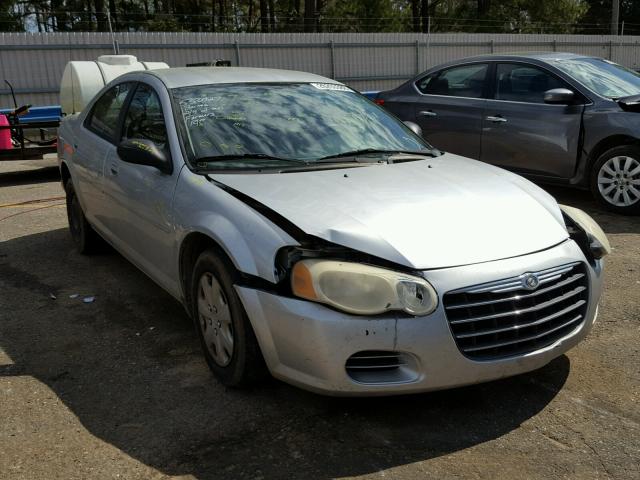 1C3EL46X34N335629 - 2004 CHRYSLER SEBRING LX SILVER photo 1