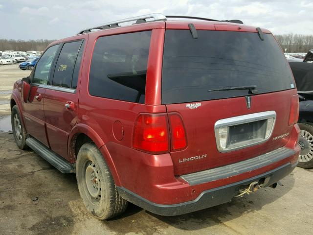 5LMFU27575LJ13499 - 2005 LINCOLN NAVIGATOR RED photo 3