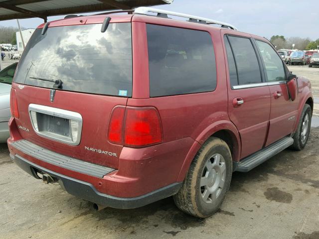 5LMFU27575LJ13499 - 2005 LINCOLN NAVIGATOR RED photo 4