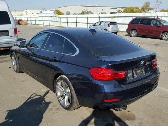 WBA4F7C37HG788239 - 2017 BMW 430I GRAN BLUE photo 3