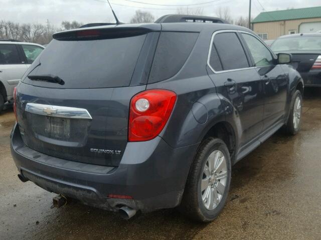 2CNFLPE58B6278293 - 2011 CHEVROLET EQUINOX LT GRAY photo 4