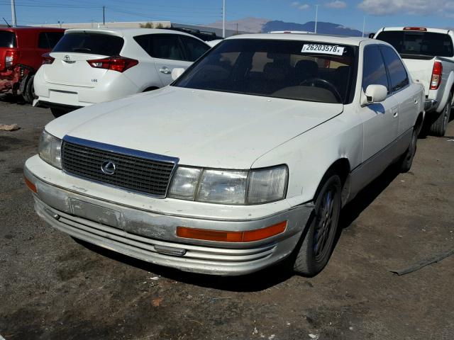 JT8UF11E9P0183438 - 1993 LEXUS LS 400 WHITE photo 2