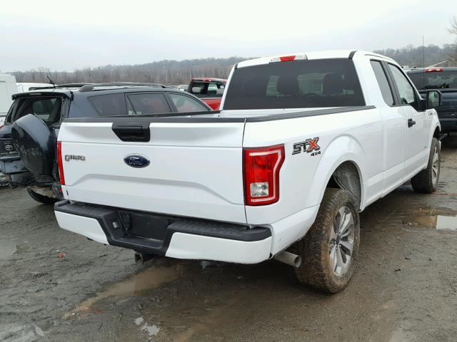 1FTEX1EP5HKD24901 - 2017 FORD F150 SUPER WHITE photo 4