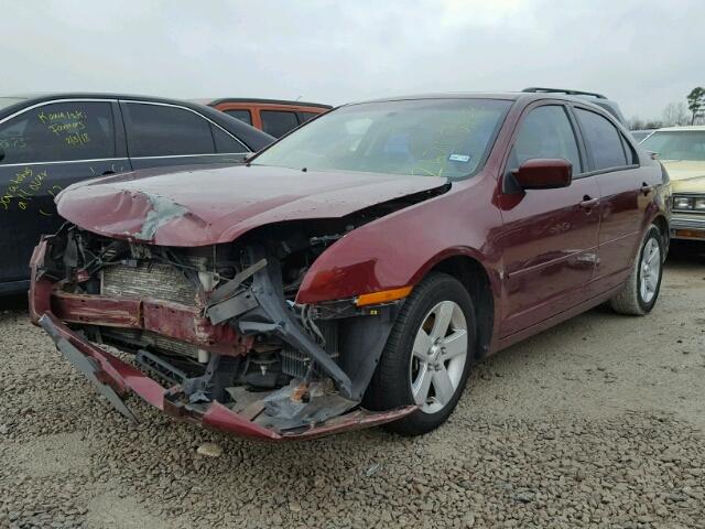 3FAFP07166R184203 - 2006 FORD FUSION SE MAROON photo 2