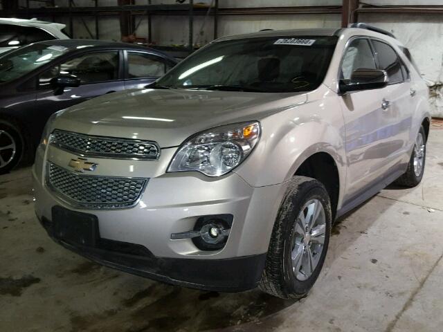 2GNFLNEK6C6165174 - 2012 CHEVROLET EQUINOX LT GOLD photo 2