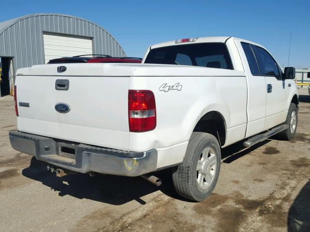 1FTRX14W86KD80869 - 2006 FORD F150 WHITE photo 4