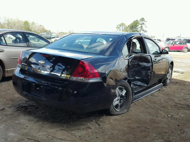 2G1WA5EK2A1156361 - 2010 CHEVROLET IMPALA LS BLACK photo 4