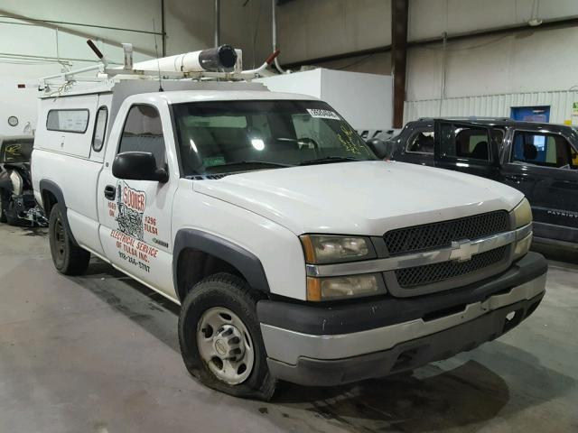 1GCGC24U93Z245734 - 2003 CHEVROLET SILVERADO WHITE photo 1