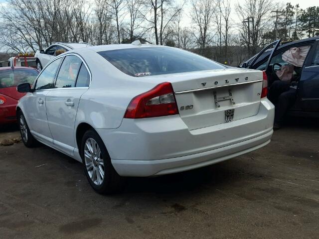 YV1AS982291087250 - 2009 VOLVO S80 3.2 WHITE photo 3