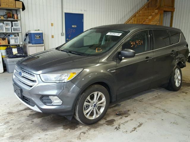 1FMCU0G97HUB37667 - 2017 FORD ESCAPE SE GRAY photo 2