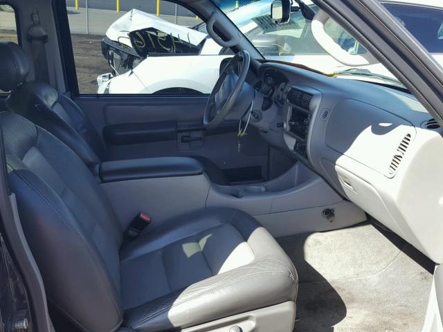 1FMYU60E73UB03642 - 2003 FORD EXPLORER S BLUE photo 5