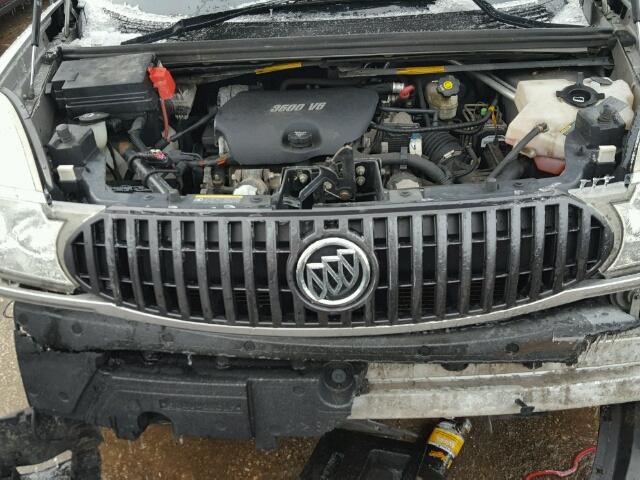 3G5DA03L66S669306 - 2006 BUICK RENDEZVOUS SILVER photo 7