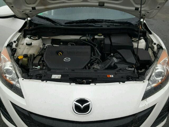 JM1BL1UG2B1471514 - 2011 MAZDA 3 I WHITE photo 7